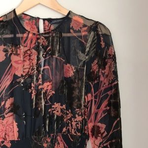 NWT Zara Floral Dress